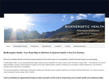 Tablet Screenshot of bioenergetic-health.com